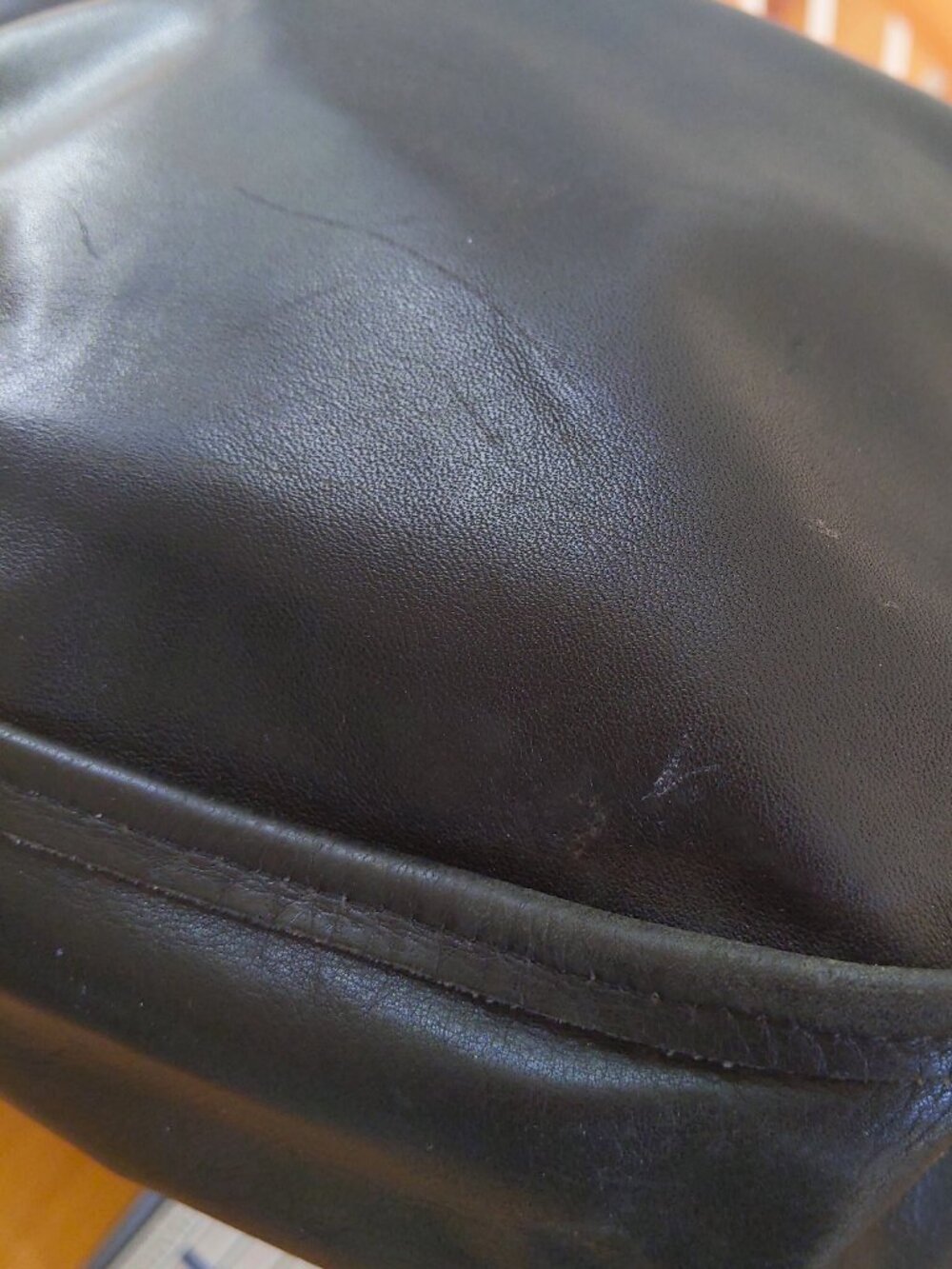 Coach Leather Swinger Style Shoulder Bag 4040 Black *broken* - Picture 12 of 13